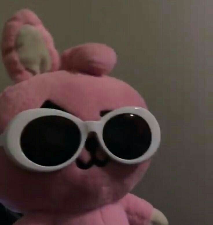 Coelho de Pelúcia Rosa para Perfil Whatsapp