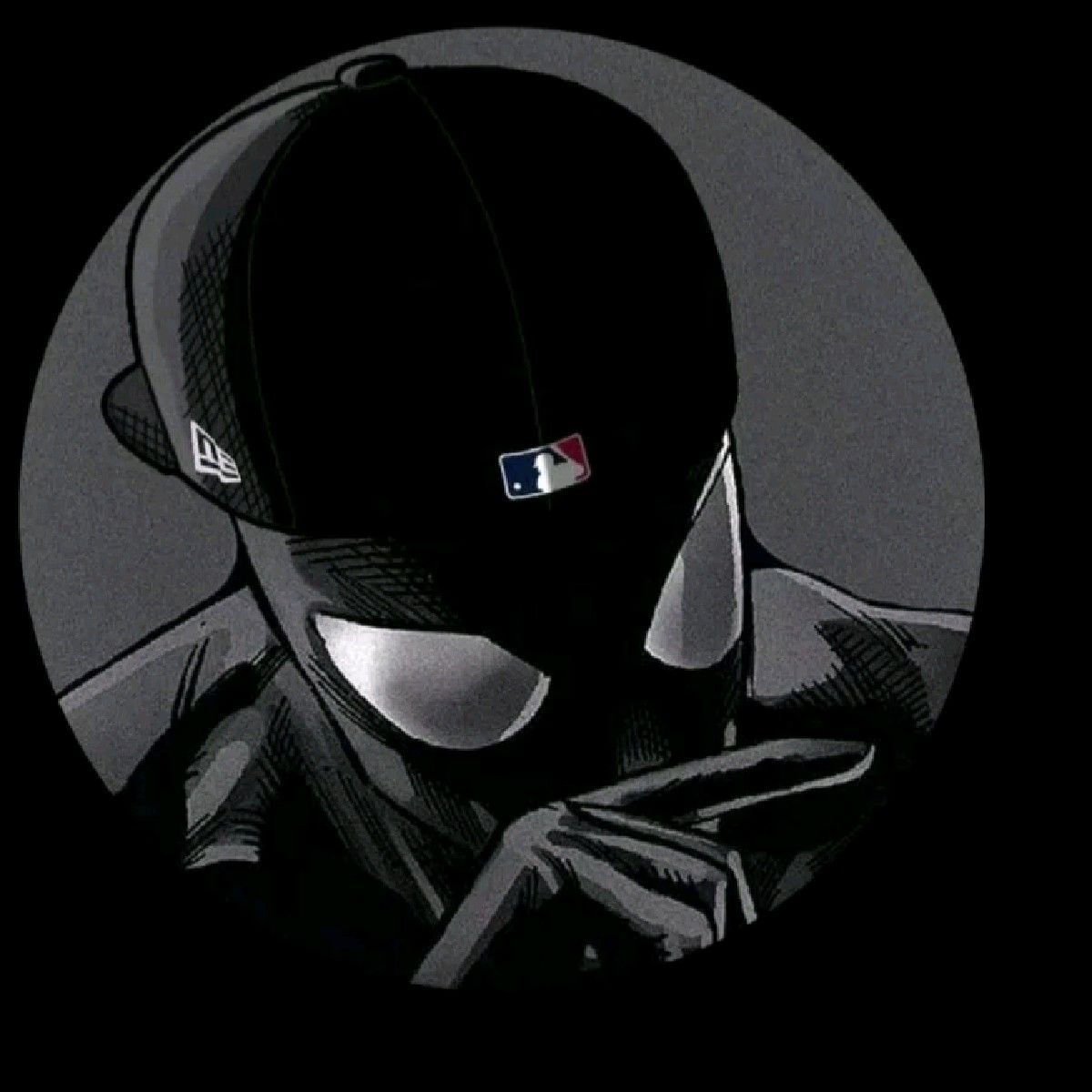 Desenho de Foto de Perfil Masculino Estilizado