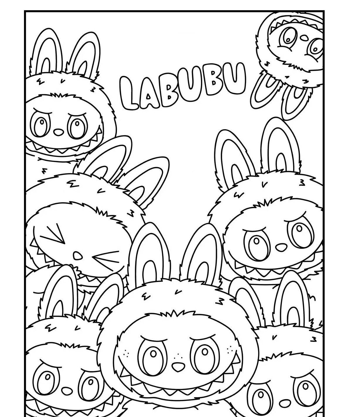 Desenhos Labubu para Imprimir e Colorir com Estilo