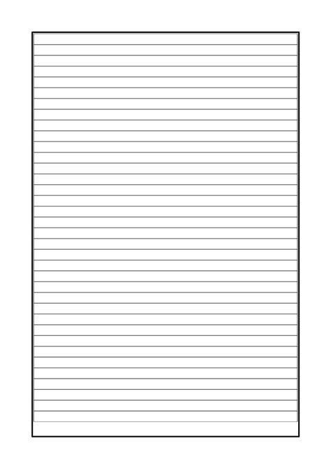 Folhas de Caderno Pautadas para Impressão e Anotações Manuais