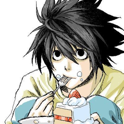 Foto de Anime para Perfil com Bolo de Morango