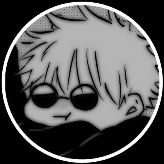 Foto de Anime para Perfil em Preto e Branco