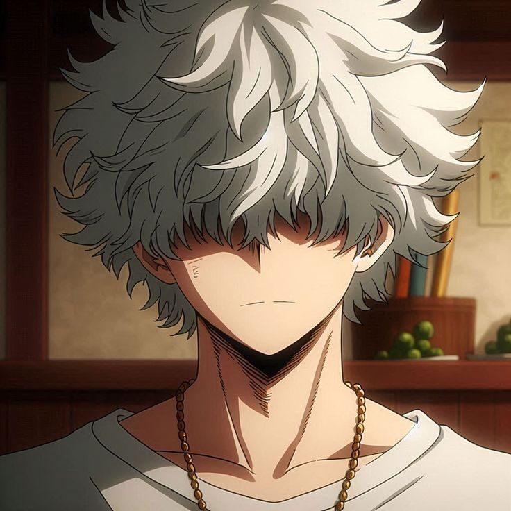 Foto de Anime para Perfil Masculino com Cabelo Branco
