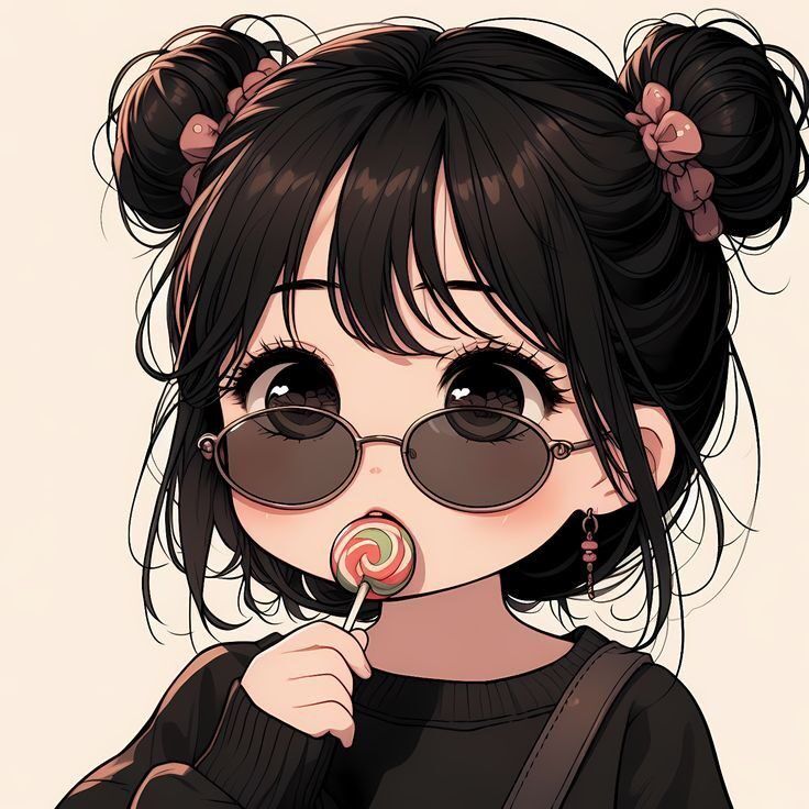 Garota Anime Estilosa para Foto de Perfil Whatsapp