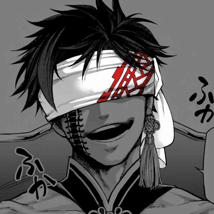 Ilustração de Foto de Perfil Masculino Mangá