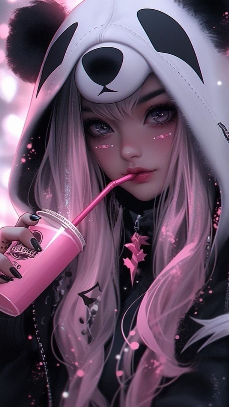 Ilustração Feminina com Estilo para Perfis