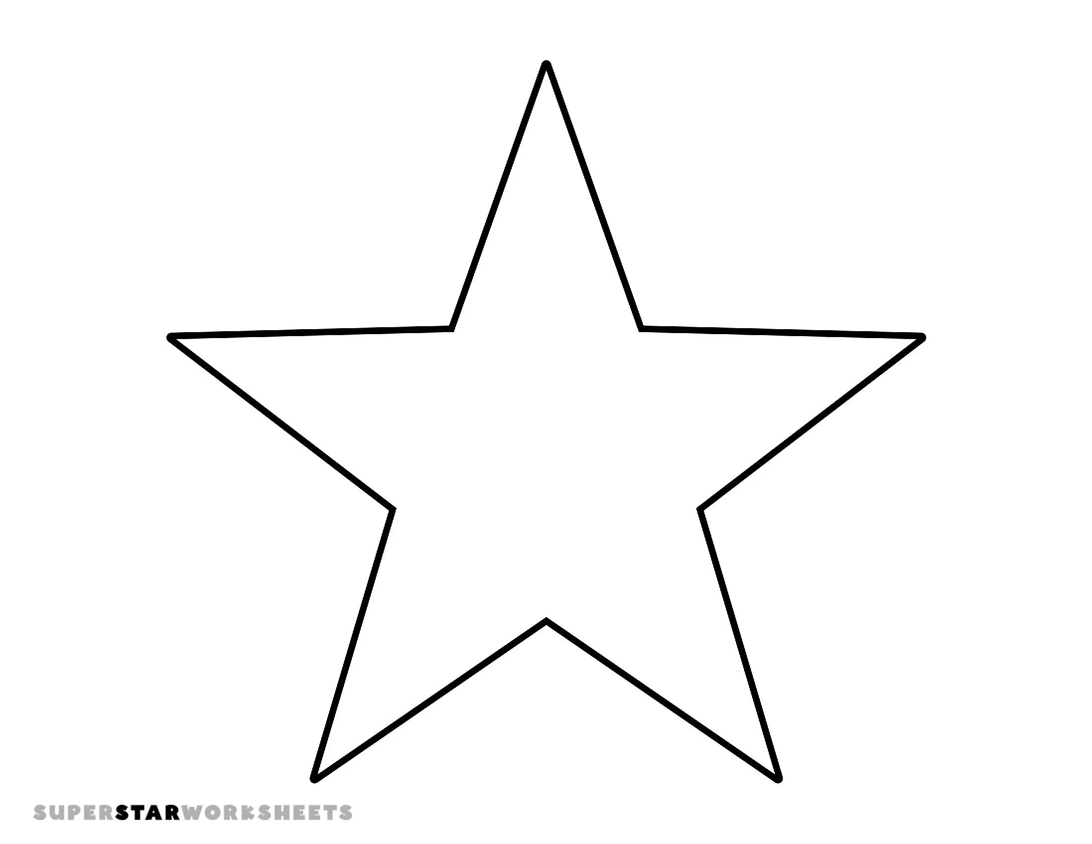 Molde de Estrela para Imprimir - Design Prático e Criativo