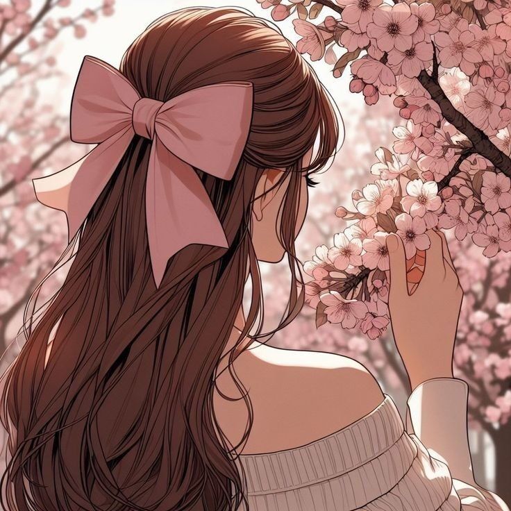 Mulher com flores para Perfil Whatsapp Bonitas