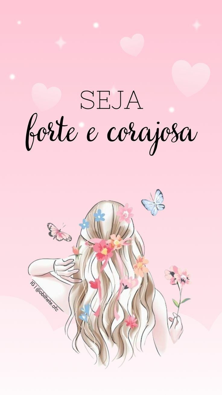 Papel de Parede Feminino com Flores e Corações