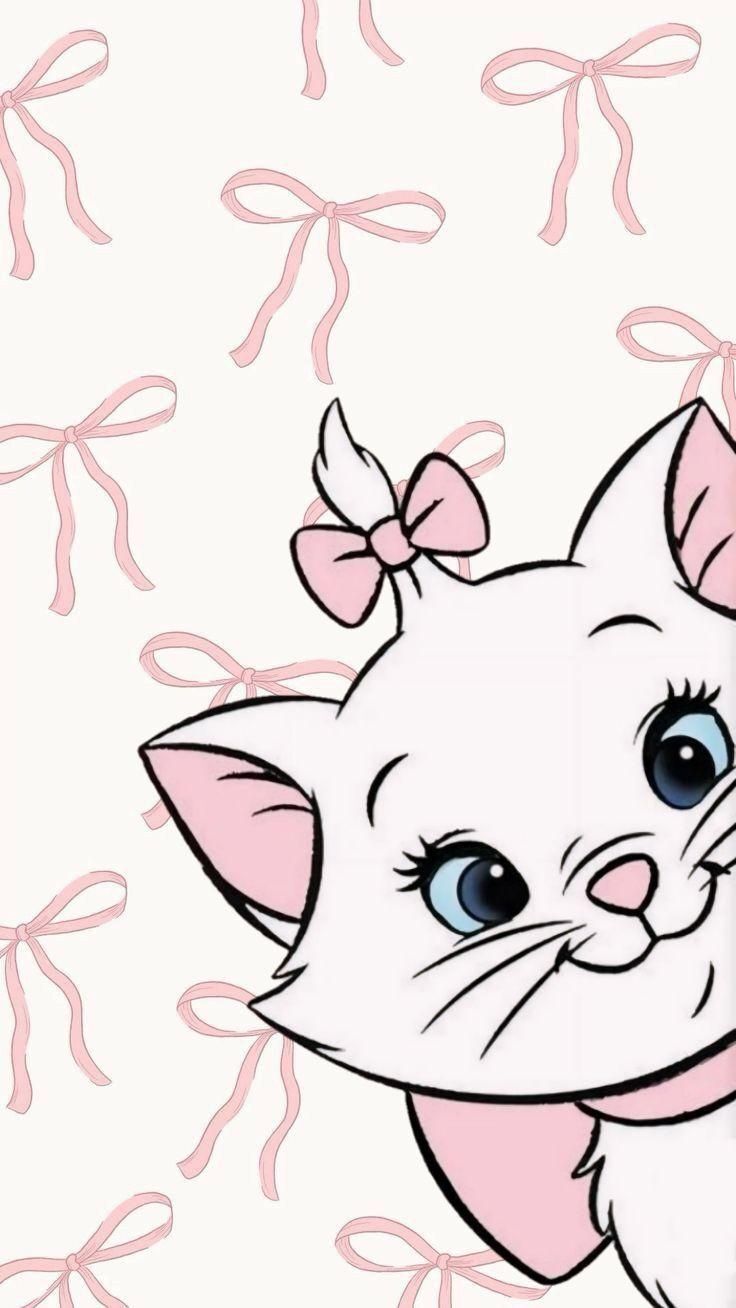Papel de Parede para Celular Bonito Gato Branco