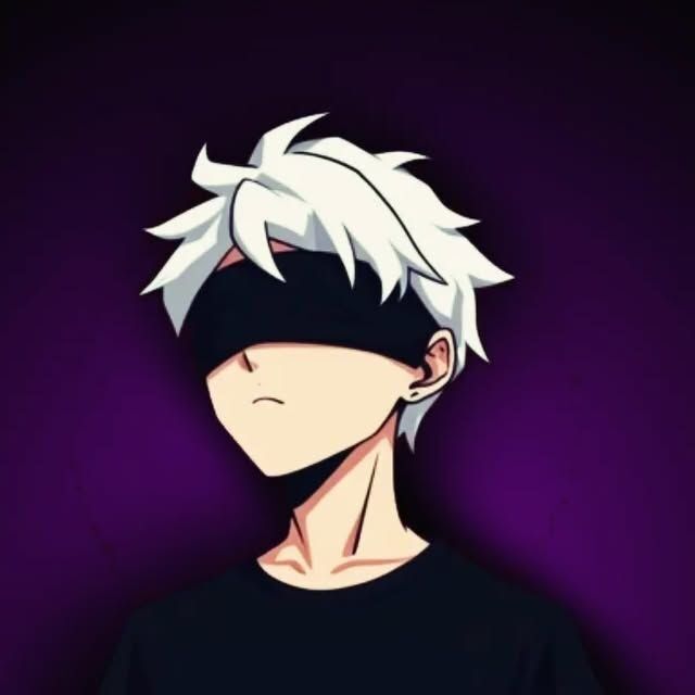 Perfil de Anime com Cabelo Branco para Whatsapp
