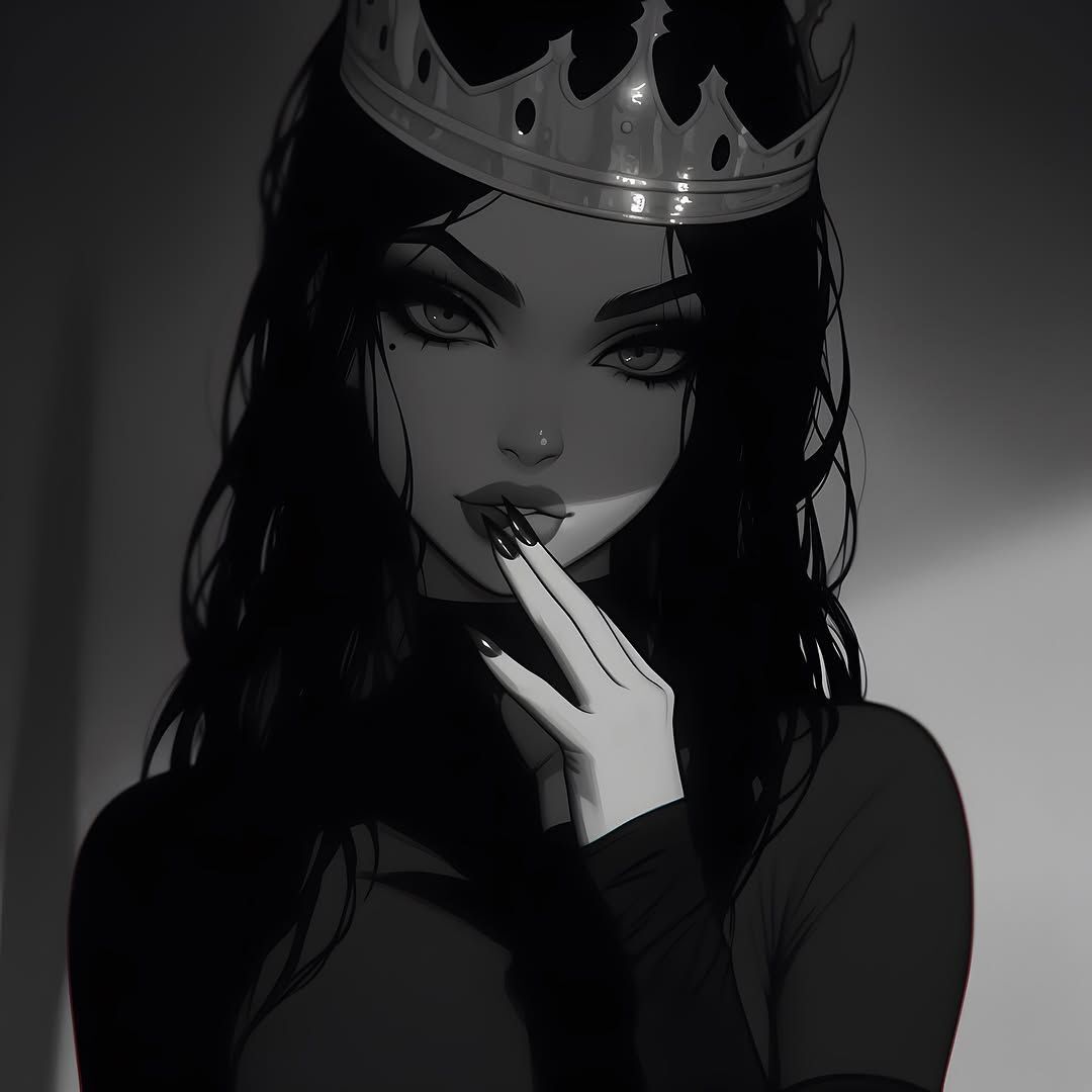 Perfil Enigmático no Discord com Coroa