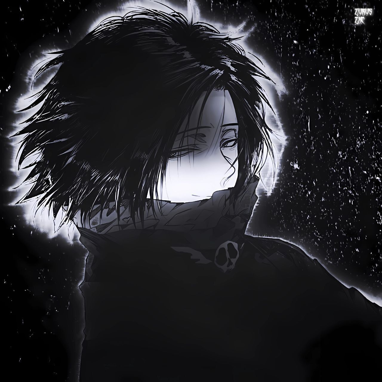 Personagem Anime misterioso para Discord