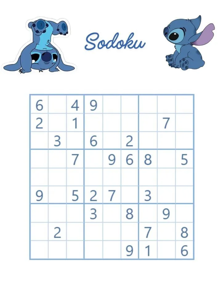 Quebra-Cabeça de Sudoku para Imprimir e Resolver