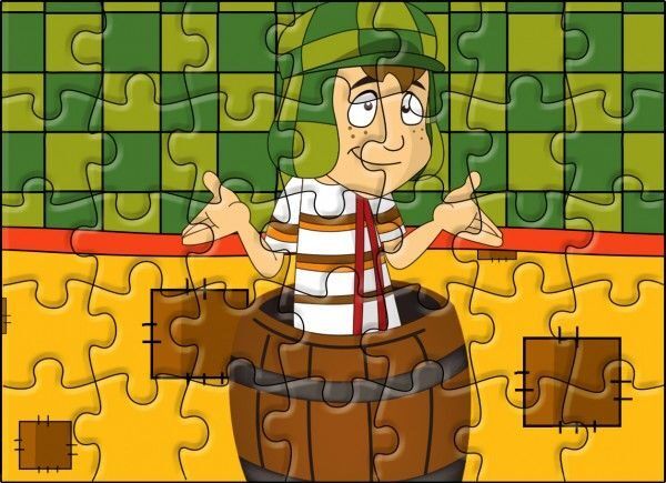 Quebra-Cabeça para Imprimir com Personagem Divertido